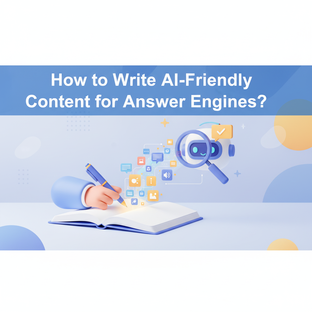 How to Write AI-Friendly Content for Answer Engines?